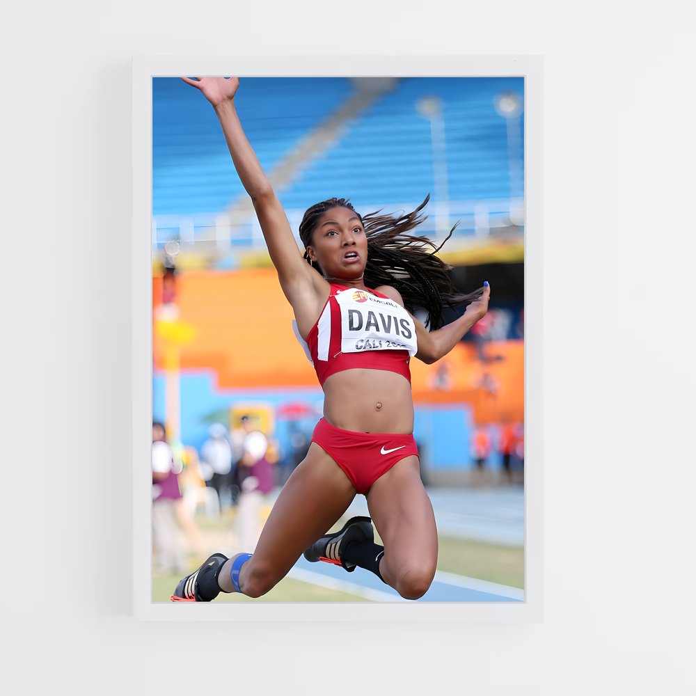 Poster Saut Éclatant – affiche Athlétisme (vue 3)